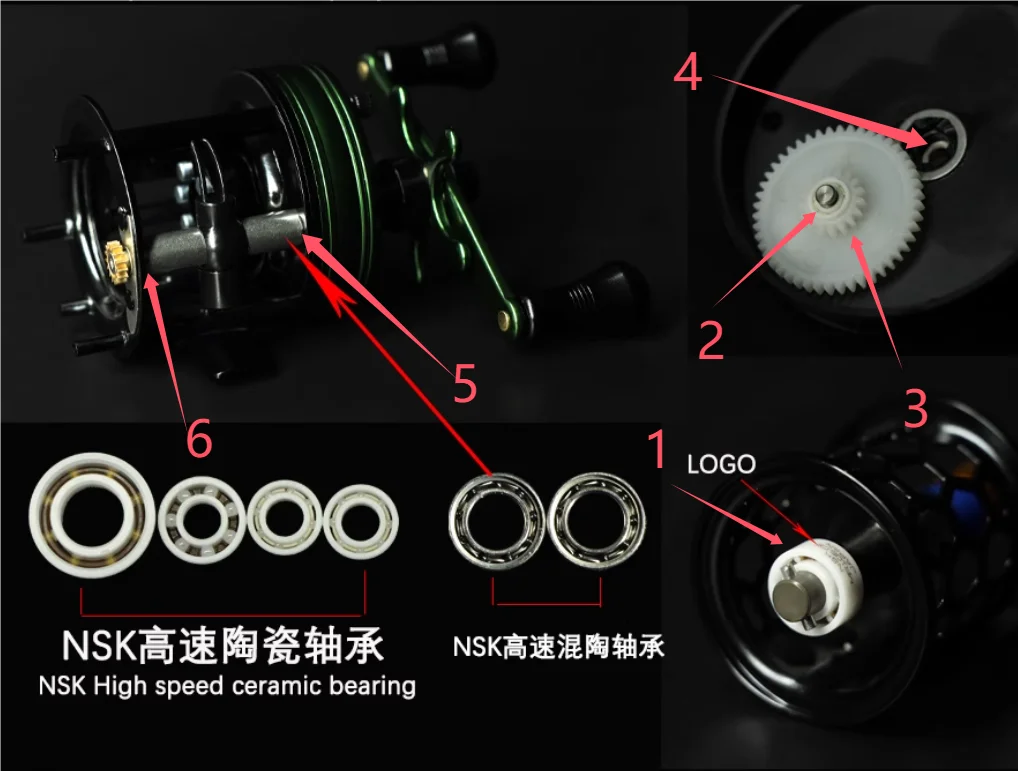 aioushi – Spezielles NSK-Keram – Reel Handle Bewertung und Preis