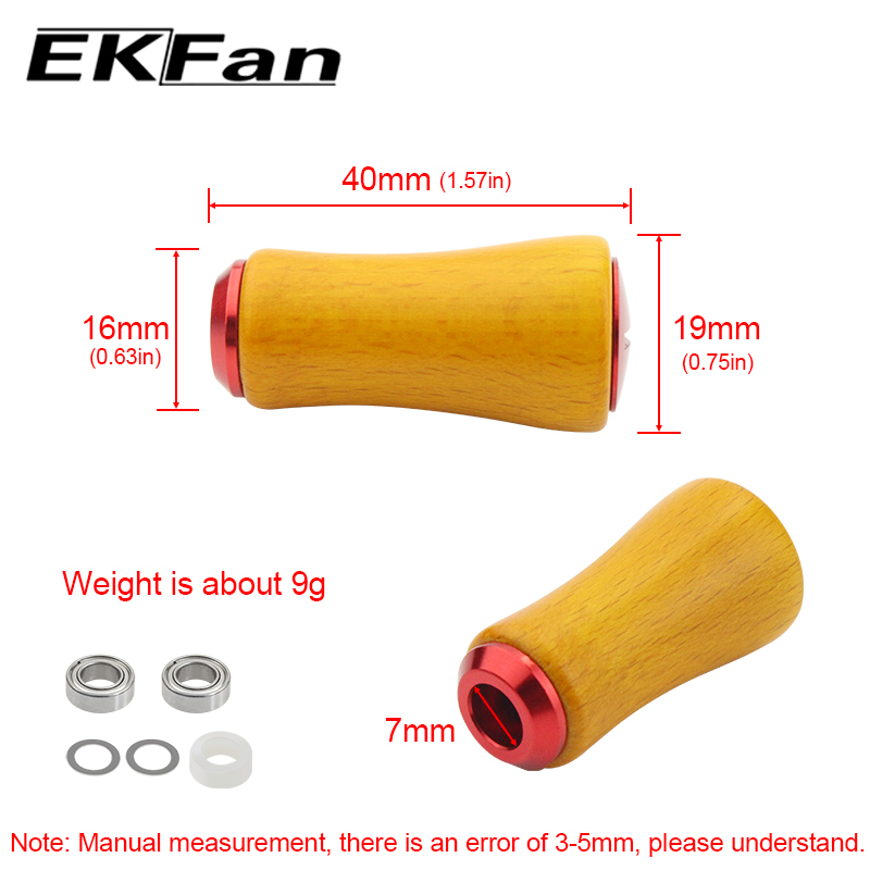 EKFan Birkenholz-Spinnrollen-G – Reel Handle Bewertung und Preis